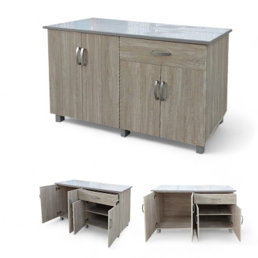 5ft Low Kitchen Cabinet